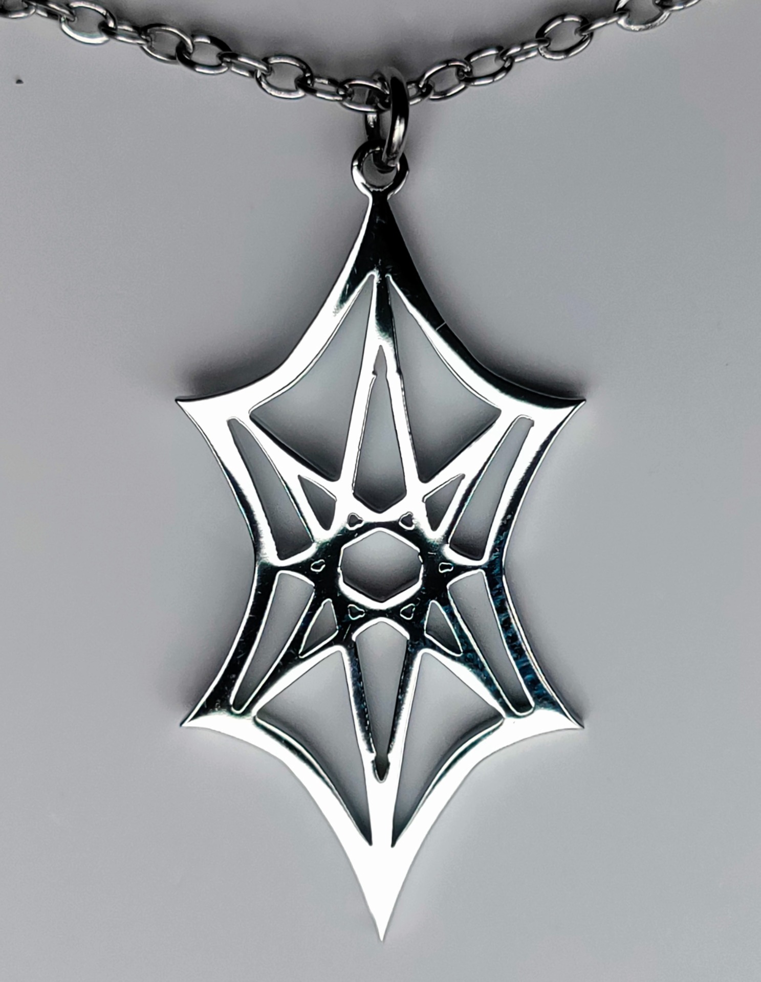 # 13 silver chrome. large
