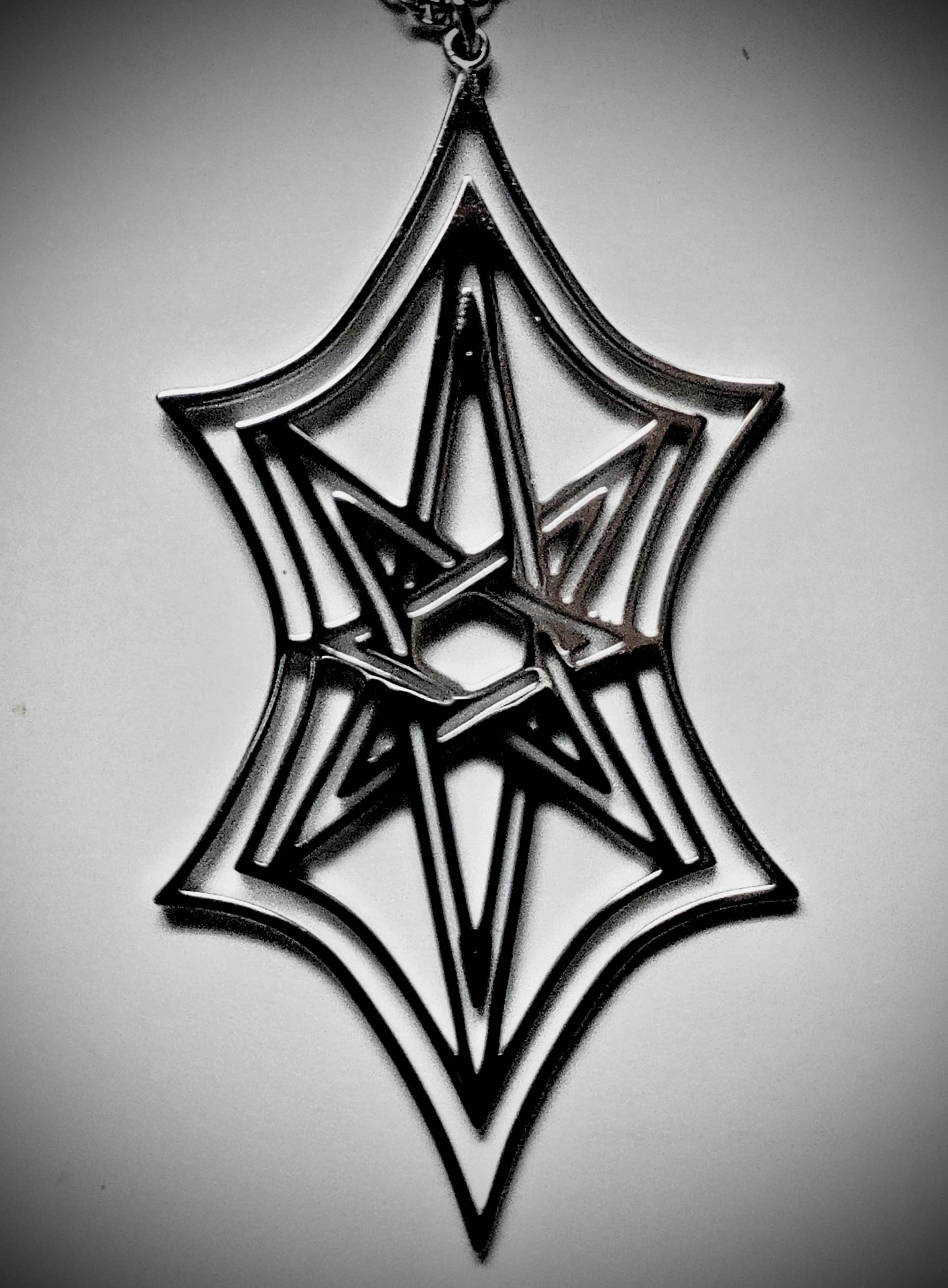 #16 silver chrome. large